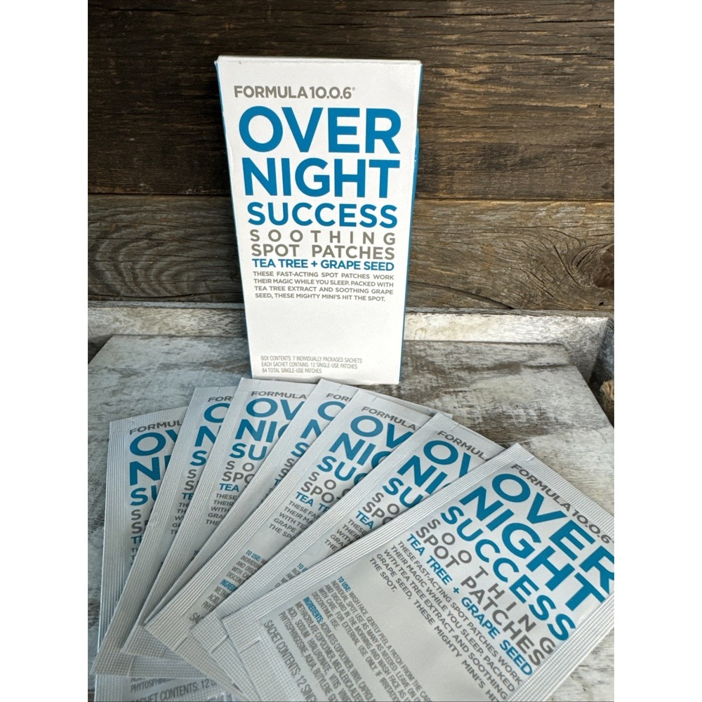 Formula 10.0.6 Overnight Success Spot Patches 7 Sachets | MSRP =‎ $8